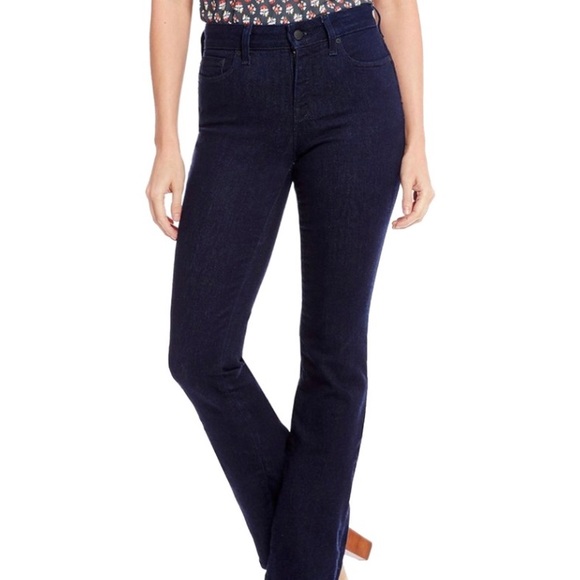 NYDJ Denim - NWT NYDJ Straight Dark Wash Sz 8 Lift Tuck Tech.